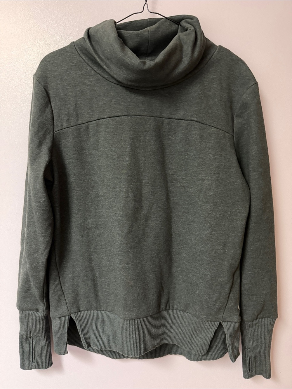 NWT Apana Gray Cowl Neck Pullover Sweatshirt